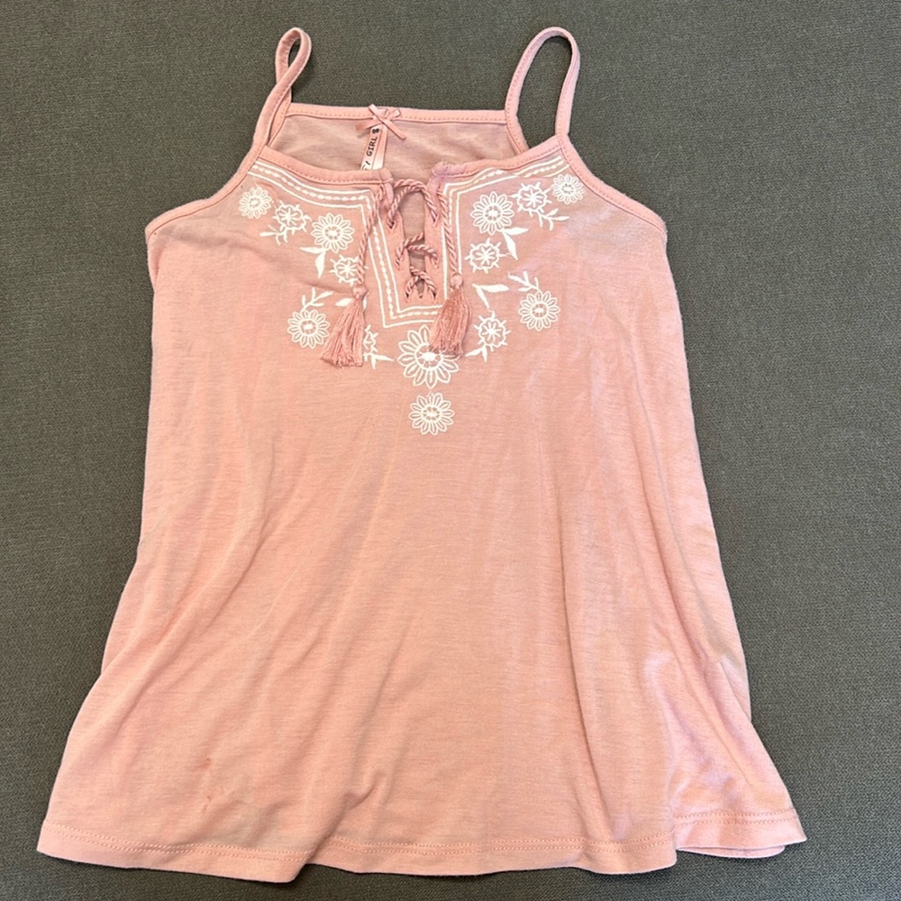 girls pink top